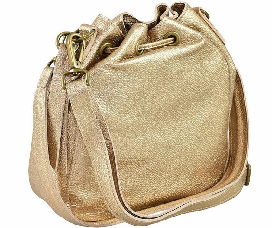 Borse Corsia Bucket | Women'S Gold Handbag