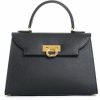 Borse Carbotti Tracolla | Ivana 443 V2 - Black Top Handle Bag