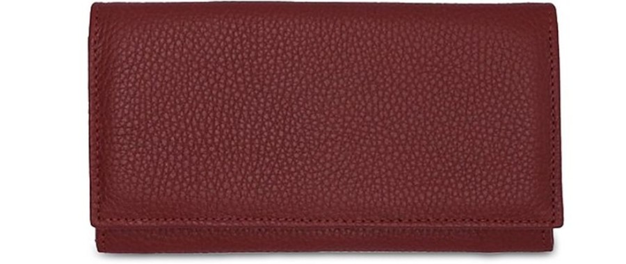 Borse Buti Portafogli & Co. | Embossed Leather Women'S Flap Wallet