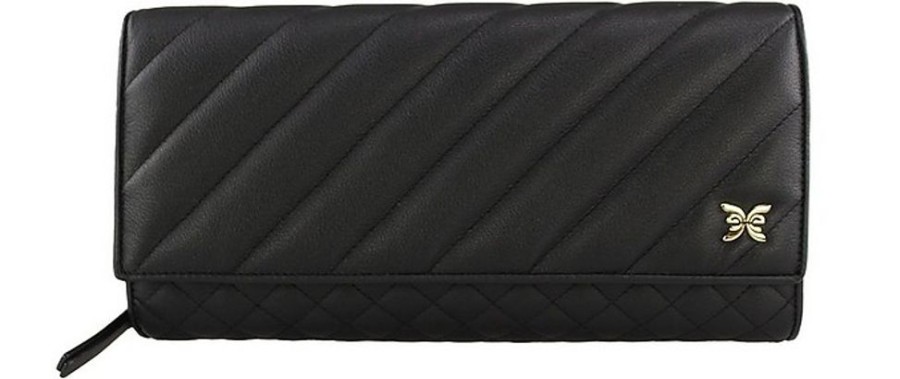 Borse Ungaro Tracolla | Women'S Diva Long Wallet W/Flap Bag