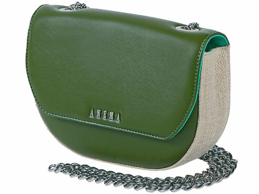 Borse Anema Tracolla | Regina Capri Anm - Nopal Cactus Leather Crossbody Bag