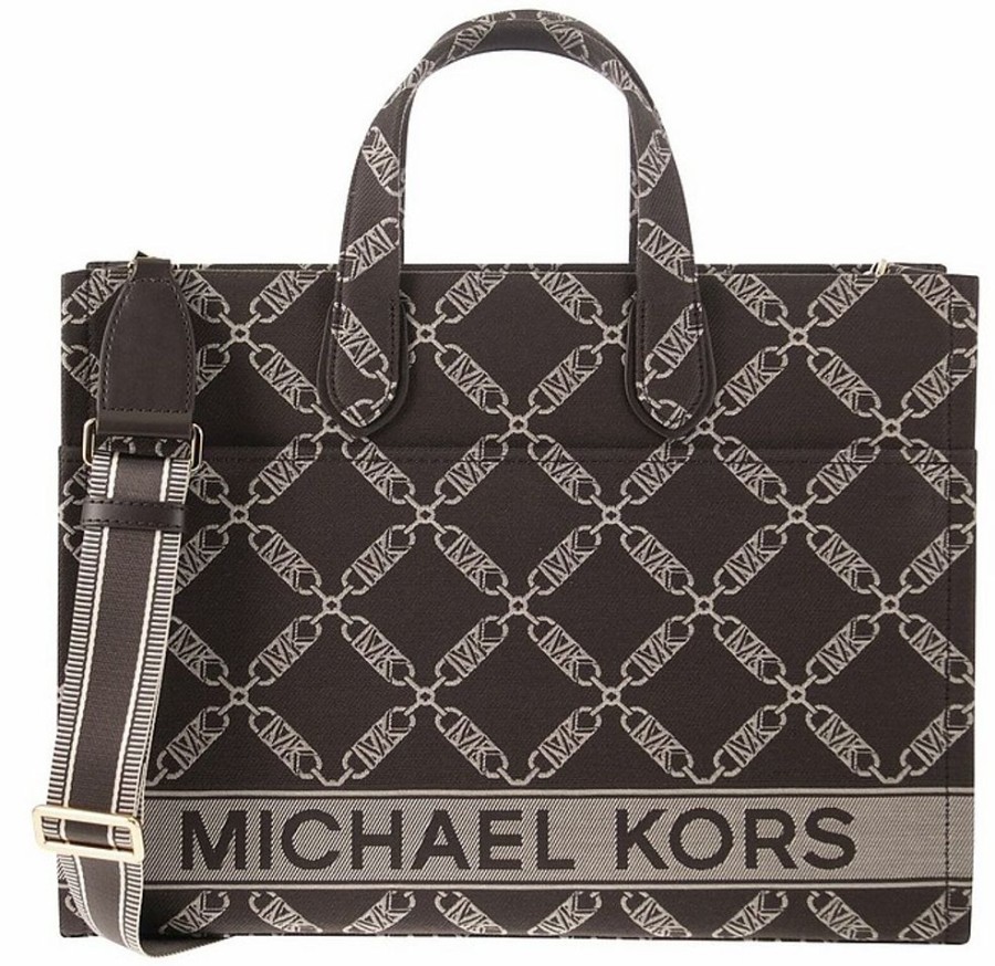 Borse Michael Kors Shopping | Gigi - Empire Jacquard Logo Tote Bag