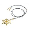 Gioielli Stefano Patriarchi Contemporary Jewelry | Snow Etched Golden Silver Long Necklace