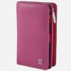 Borse Dudubags Portafogli & Co. | Purple Leather Vertical Wallet W/Zip Pocket