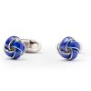 Gioielli Mon Art Gioielli Uomo | Tresse Enamelled Brass Men'S Knot Cufflinks