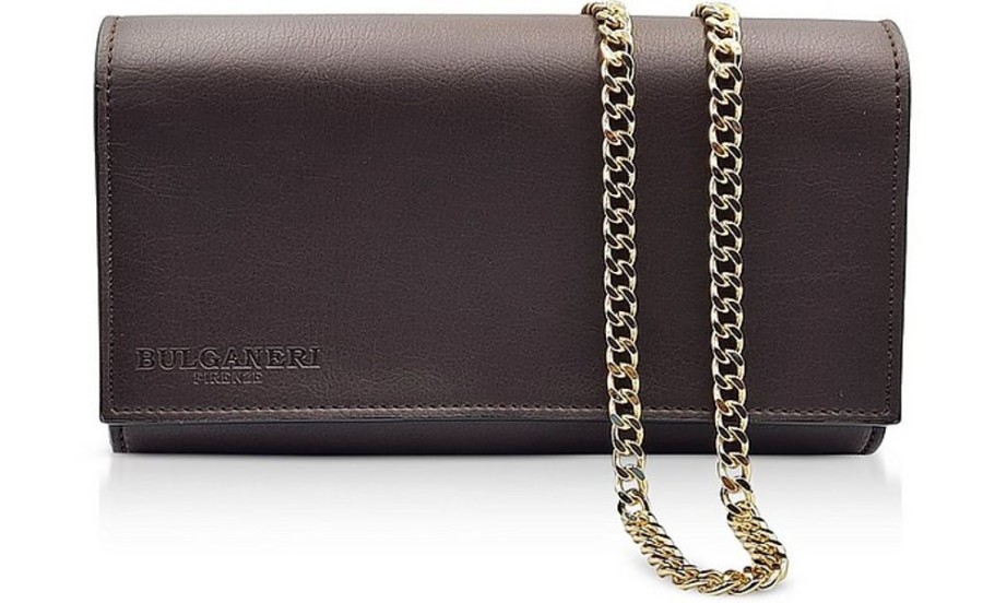 Borse Bulganeri Clutch & Mini | Vegan Leather Wallet Bag W/Chain