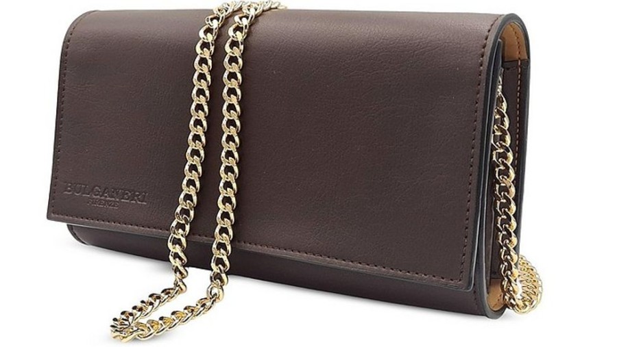 Borse Bulganeri Clutch & Mini | Vegan Leather Wallet Bag W/Chain