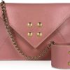 Borse Omely Clutch & Mini | Saffiano Leather Envelope Bag With Wristlet