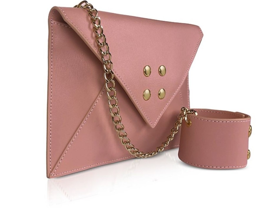 Borse Omely Clutch & Mini | Saffiano Leather Envelope Bag With Wristlet