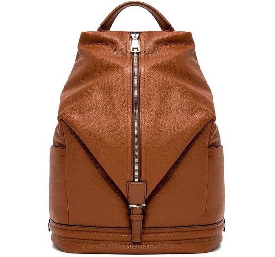 Borse Pineider Zaino | Leather 360 Spiral Backpack