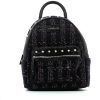 Borse POMIKAKI Zaino | Black Boucle Fabric Meggy Small Backpack