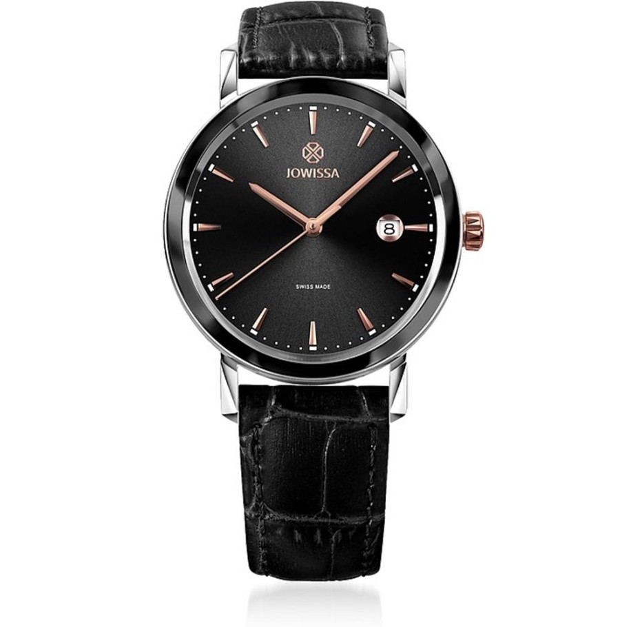 Gioielli Jowissa Orologi Uomo | Magno Swiss Men'S Watch W/ Leather Strap