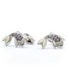 Gioielli Mon Art Gioielli Uomo | Enamel And Brass Men'S Carp Cufflinks