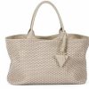 Borse Parise Shopping | Shp-60-M - Woven Leather Tote Bag