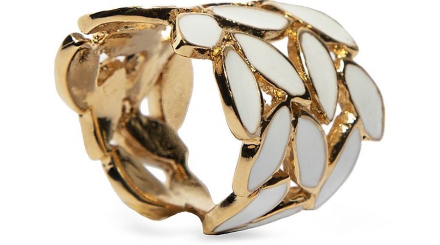 Gioielli Bernard Delettrez Contemporary Jewelry | Rhombs Band Ring With Enamel