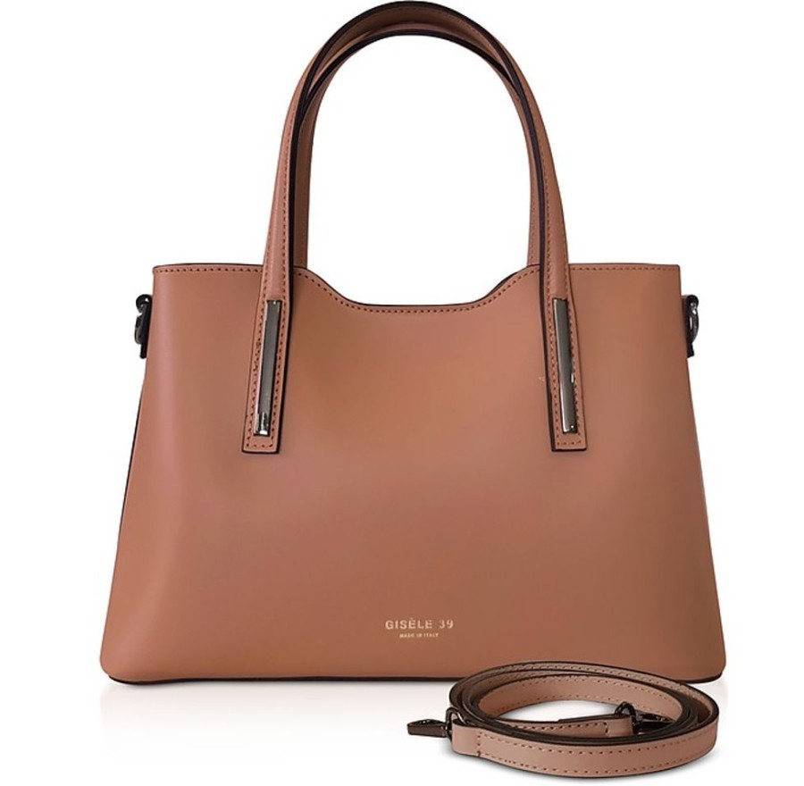 Borse Gis�le 39 A Mano | Genuine Leather Top-Handle Bag