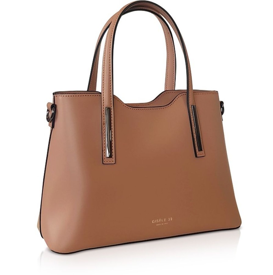 Borse Gis�le 39 A Mano | Genuine Leather Top-Handle Bag