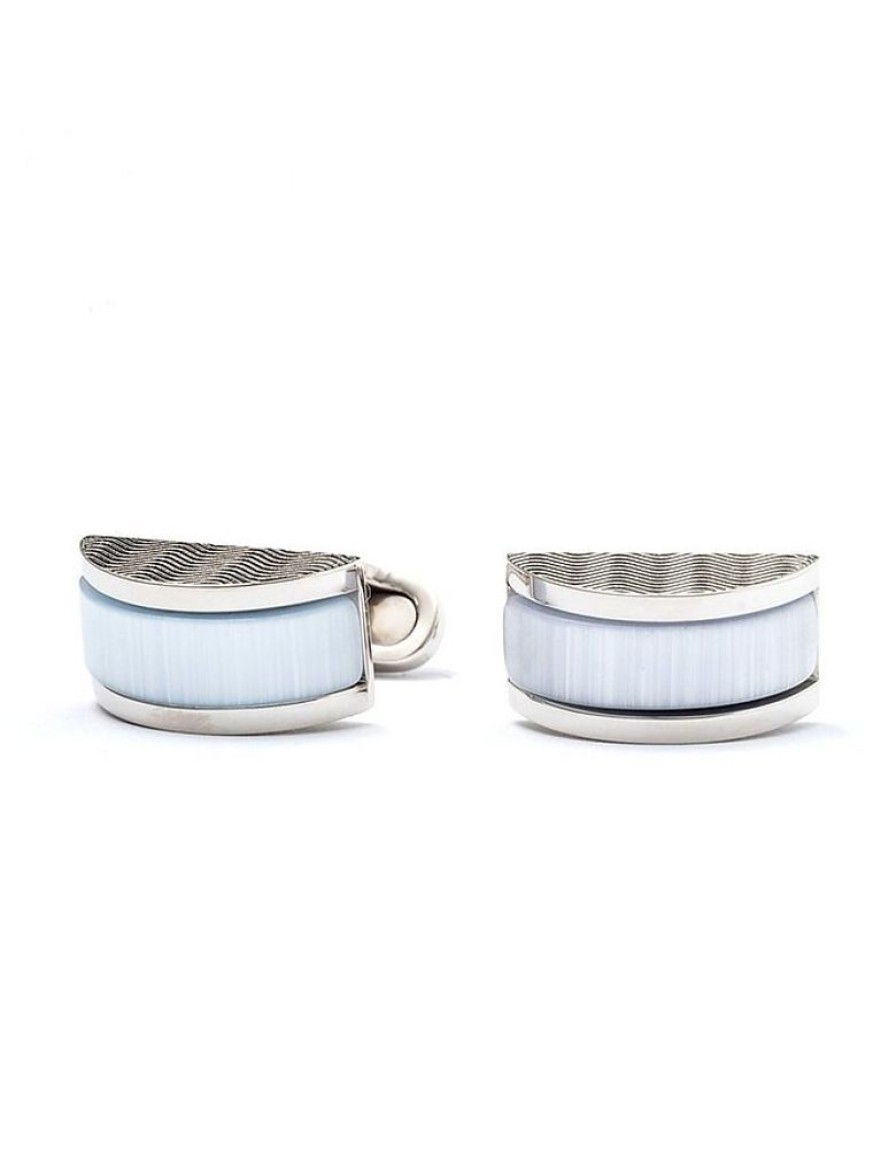 Gioielli Mon Art Gioielli Uomo | Brass And Semi-Precious Stone Men'S Cufflinks