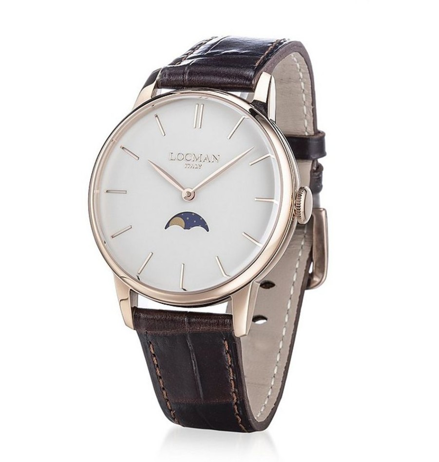 Gioielli Locman Orologi Uomo | 1960 Moon Phase Men'S Watch