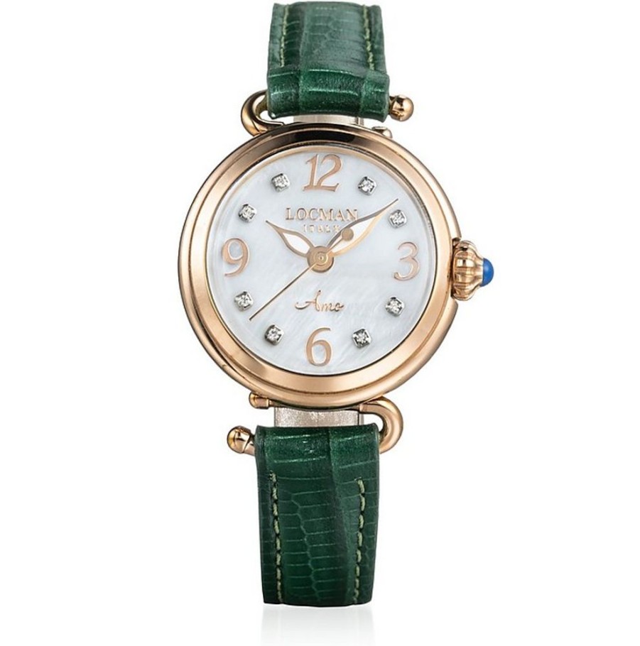 Gioielli Locman Orologi Donna | Amo Women'S Watch W/Diamonds And Rose Gold Case