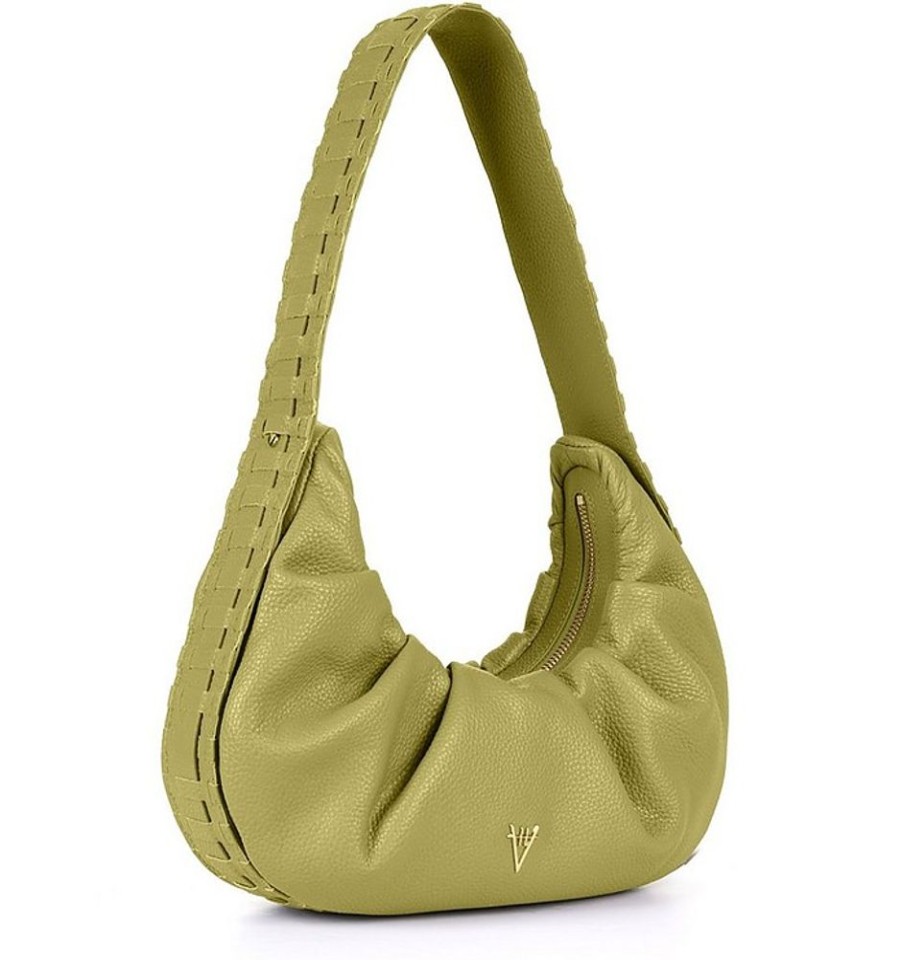 Borse HiVa Atelier A Spalla | Croissant Grained Leather Shoulder Bag