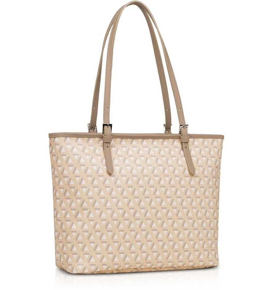 Borse Lancaster Paris Shopping | Ikon Coated Canvas Tote Bag