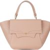 Borse HiVa Atelier Shopping | Orbis Peach Sand Grained Leather Tote Bag