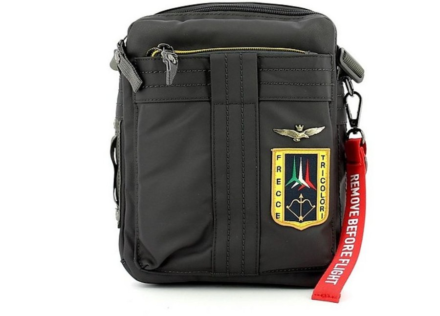 Borse Aeronautica Militare Tracolla | Gray Crossbody Bag