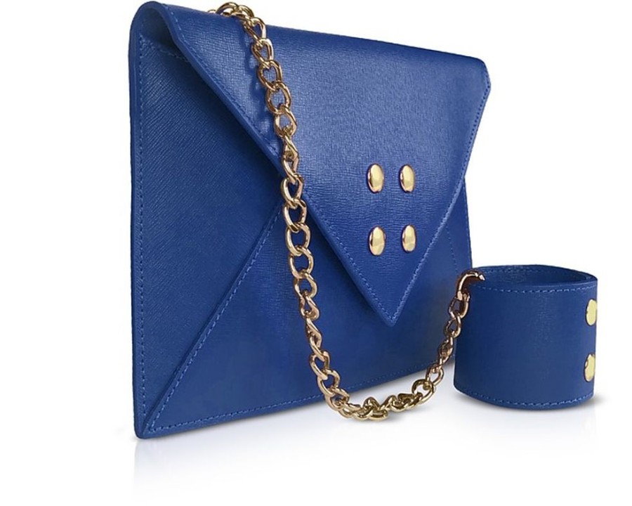 Borse Omely Clutch & Mini | Saffiano Leather Envelope Bag With Wristlet