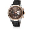 Gioielli Ferre' Milano Orologi Uomo | Brown Dial Stainless Steel Quartz Men'S Watch W/Croco Embossed Leather Strap