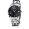 Gioielli Calvin Klein Collection Orologi Uomo | Time Men'S Stainless Steel Quartz Watch W/Black Dial