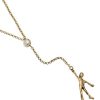 Gioielli Alcozer & J Contemporary Jewelry | Ballon Golden Brass Necklace W/Glass Pearl