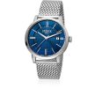 Gioielli Ferre' Milano Orologi Uomo | Blue Quartz Men'S Watch W/ Stainless Steel Strap