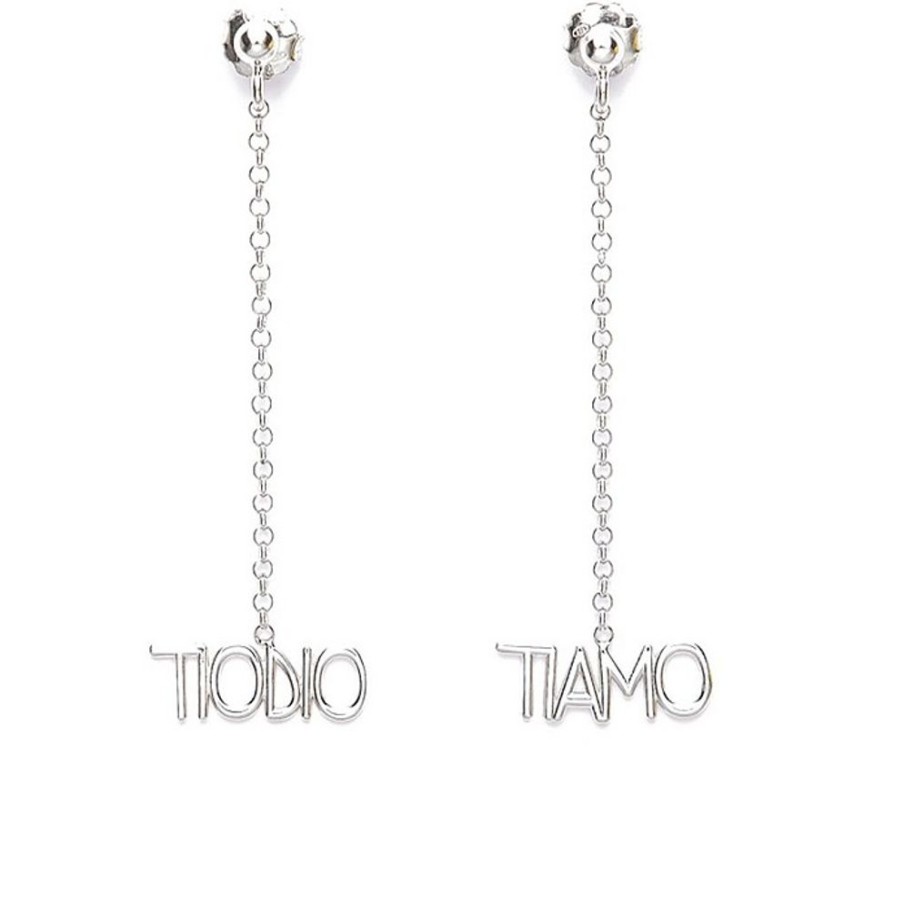 Gioielli Ilaria Ludovici Jewelry Contemporary Jewelry | Ti Amo & Ti Odio Pendant Earrings