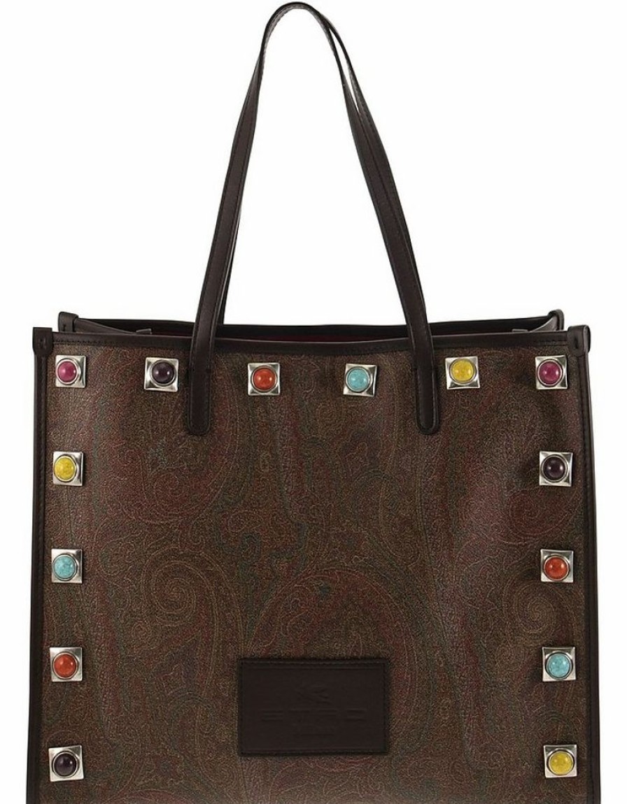 Borse Etro Shopping | Crown Me Shopping Bag