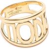 Gioielli Ilaria Ludovici Jewelry Contemporary Jewelry | Ti Odio Gold Plated Silver Ring