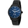 Gioielli Ferre' Milano Orologi Uomo | Blue Dial And Black Stainless Steel Quartz Men'S Watch