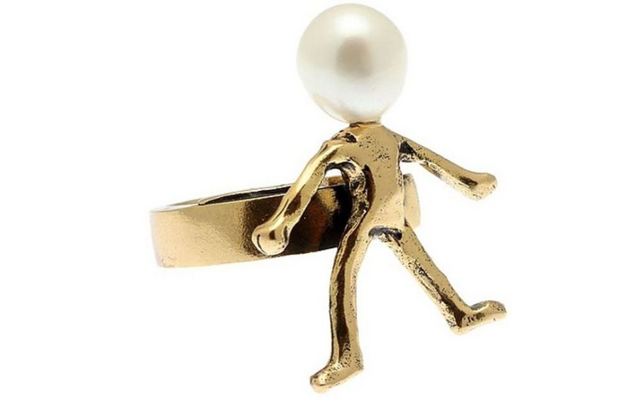 Gioielli Alcozer & J Contemporary Jewelry | Women'S Pearl Head Ring