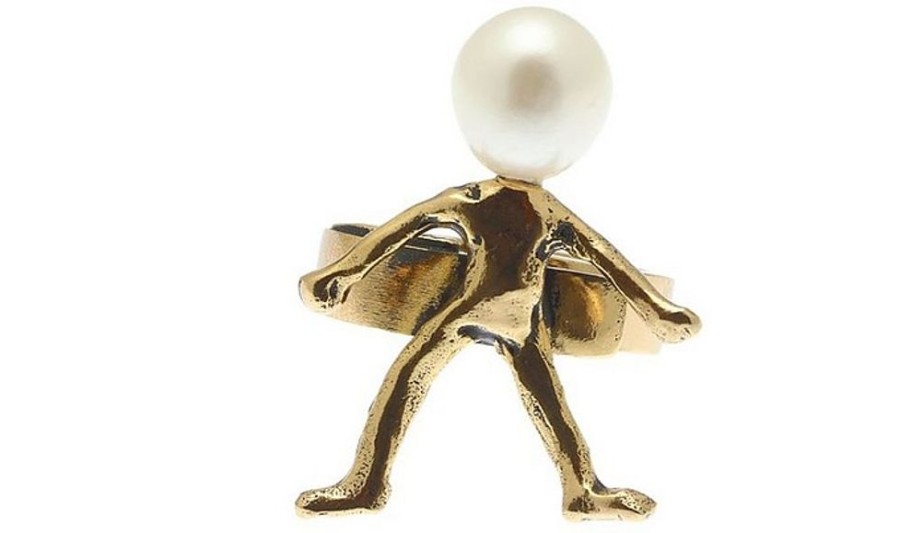 Gioielli Alcozer & J Contemporary Jewelry | Women'S Pearl Head Ring