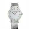 Gioielli Locman Orologi Uomo | 1960 Quartz Stainless Steel White Dial Men'S Watch W/Milano Mesh Strap