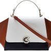 Borse Marcucci Shopping | Gemma M - White And Acorn Tote Bag