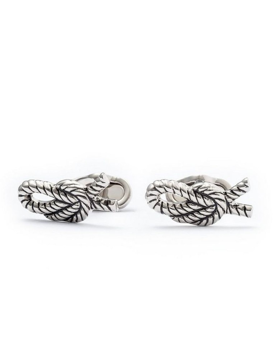 Gioielli Mon Art Gioielli Uomo | Marine Knot Brass Men'S Cufflinks