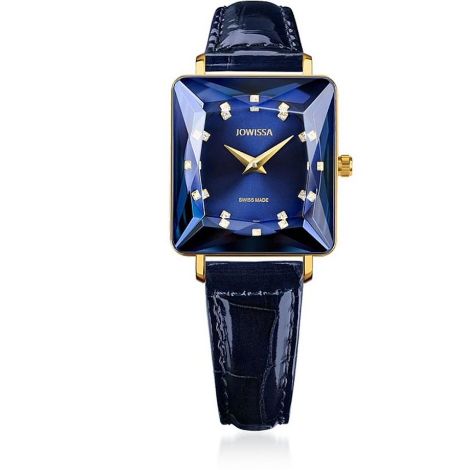 Gioielli Jowissa Orologi Donna | Facet Princess Swiss Women'S Watch W/ Leather Strap