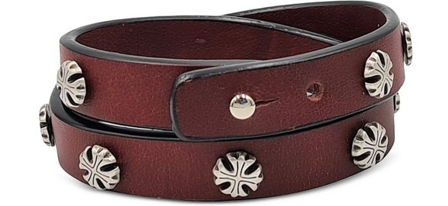 Gioielli Bulganeri Gioielli Uomo | Zamak And Vegan Leather Double Bracelet