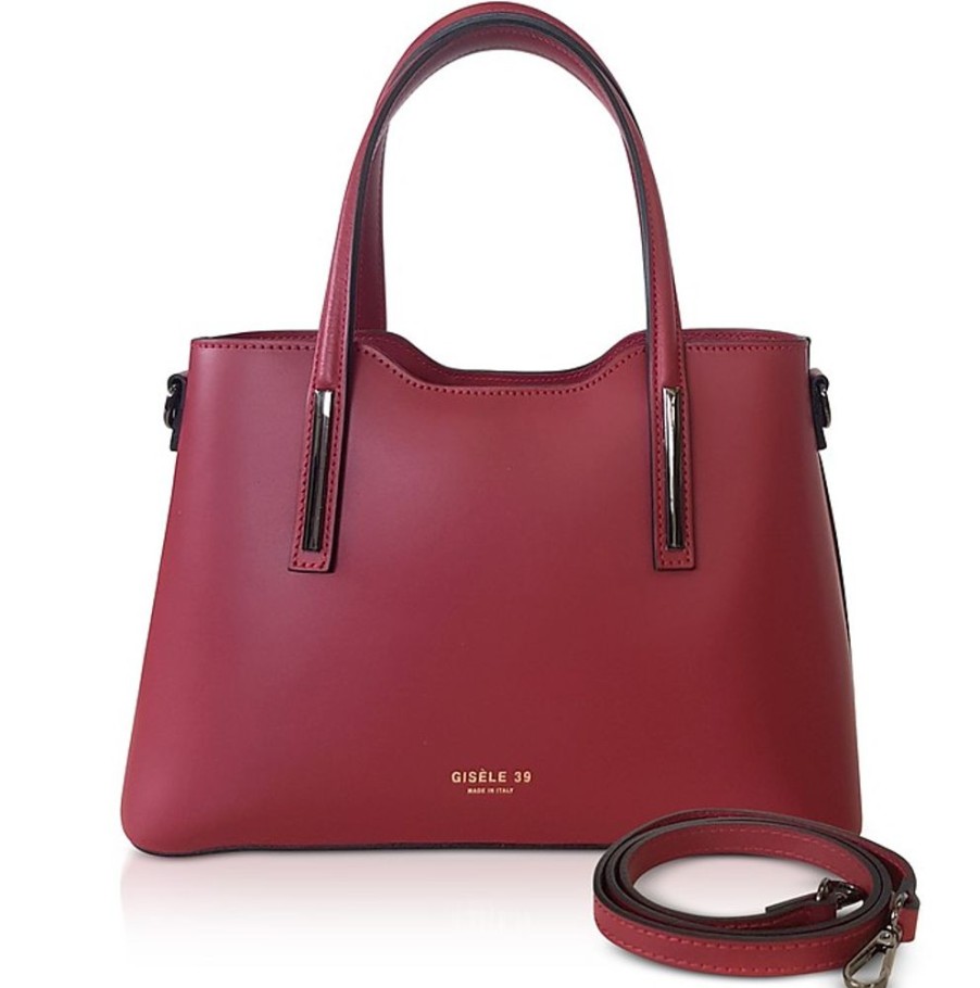 Borse Gis�le 39 A Mano | Genuine Leather Top-Handle Bag