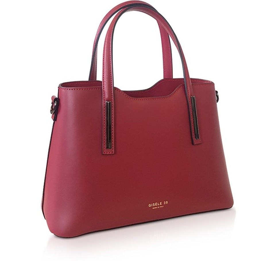 Borse Gis�le 39 A Mano | Genuine Leather Top-Handle Bag