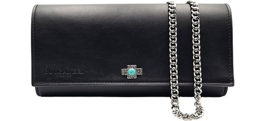 Borse Bulganeri A Spalla | Jewel Vegan Bag - Vegetable Vegan Shoulder Bag With Silver Cross