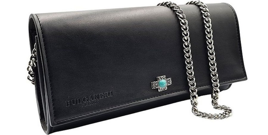 Borse Bulganeri A Spalla | Jewel Vegan Bag - Vegetable Vegan Shoulder Bag With Silver Cross